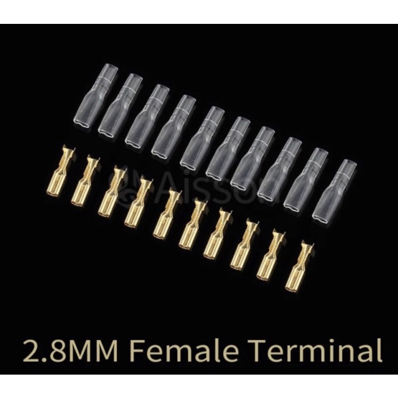 Skun Female Transparan Konektor Terminal Insulator Gepeng Kondom