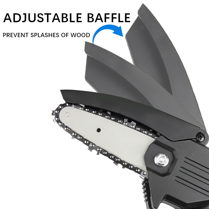 Tool superman Chainsaw Mini chain saw Cordless Chainsaw Mini Chainsaw Gergaji Potong Kayu Gerinda Baterai Gergaji Rantai Elektrik 4 inch/6 inch portable