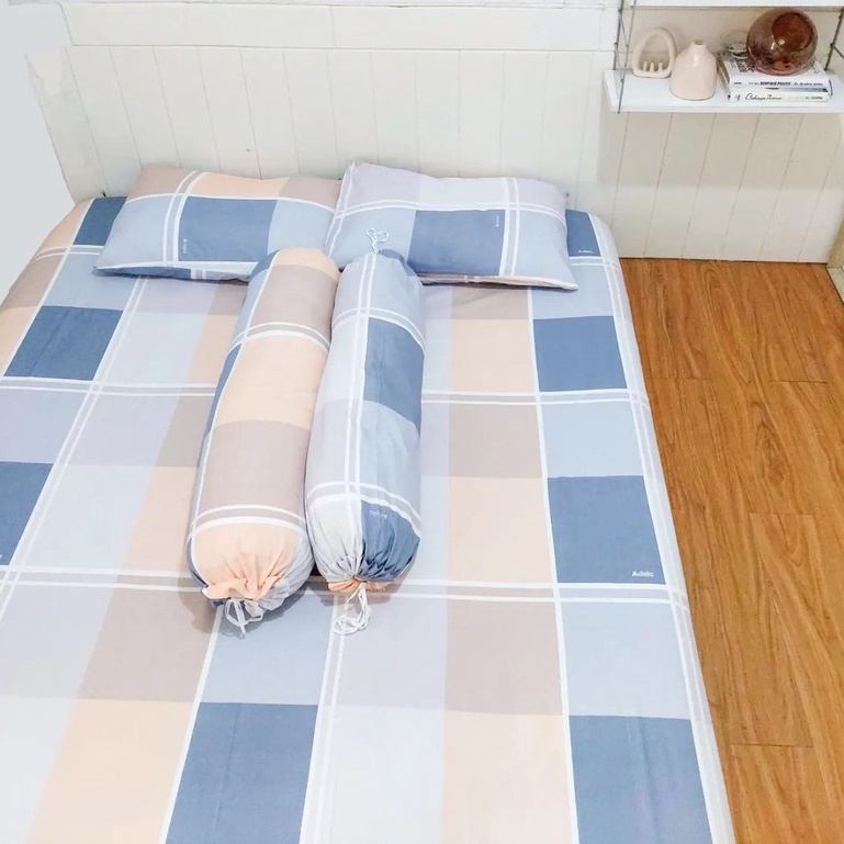 Adela Sprei Set ROZOVY - Sprei Set Tanpa Bedcover