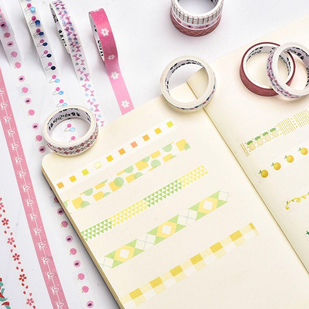 Preva 12Rolls/Set Washi Tape Baru Lucu Segar Scrapbooking Gadis Hati Little Fresh INS DIY Bahan