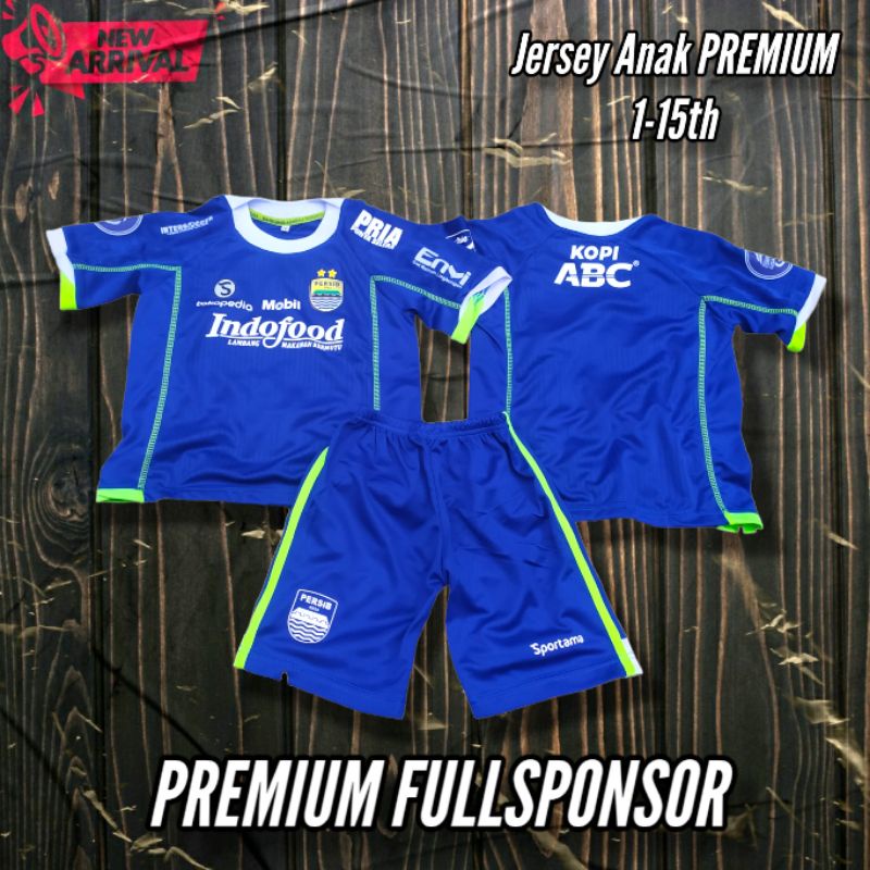 TERLARIS Baju bola anak setelan Prsib home Gr4D3 0R1 2022 bisa Request Nama