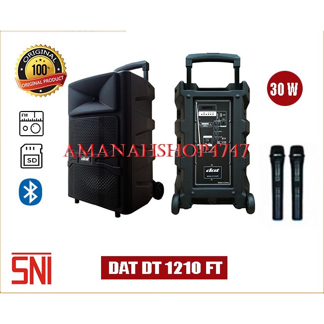 SPEAKER PORTABEL WIRELESS MEETING DAT DT1210TF DAT DT1210 TF DAT DT 1210 TF