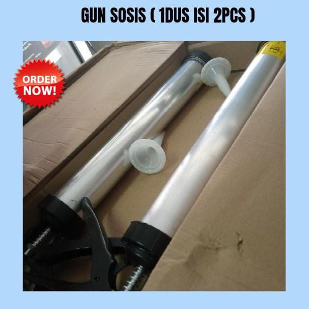 

Sale! Alat Tembakan/Pompa Lem Silikon Sosis Silicone Sealant Gun 044