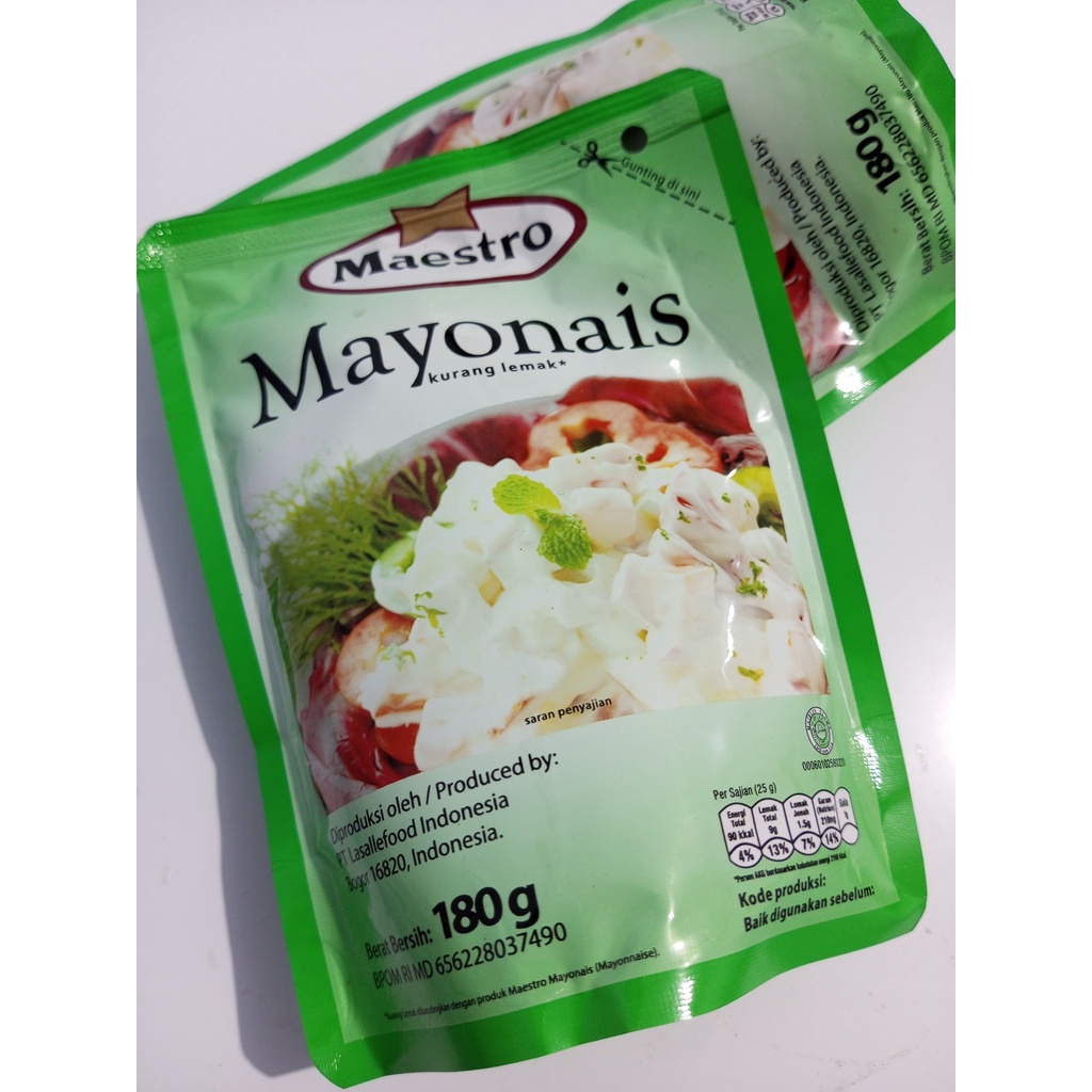 

MAESTRO MAYONAIS kurang lemak 180gr