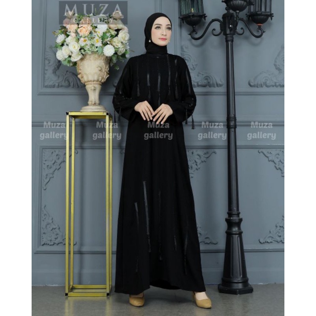 MUZA ABAYA HITAM ANDHITA