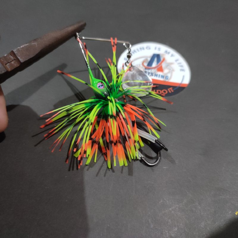 SPINER DOUBLE HOOK 11GRAM DKD LURE