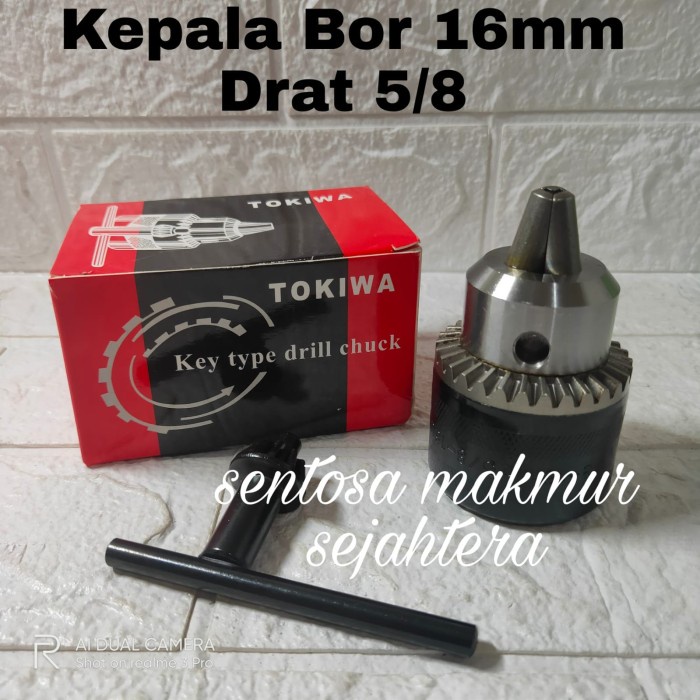 Kepala Bor 16mm Drat 5/8 3mm-16mm Kepala Bor 16mm Drat Drill Chuck