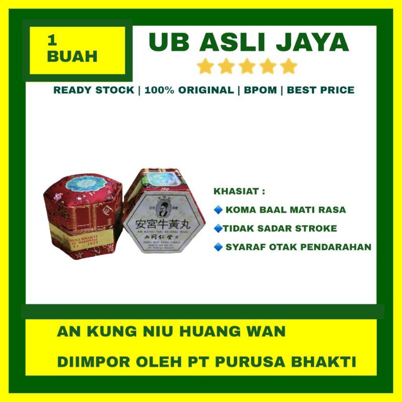 An kung niu huang wan ( PT Purusa Bhakti ) obat stroke