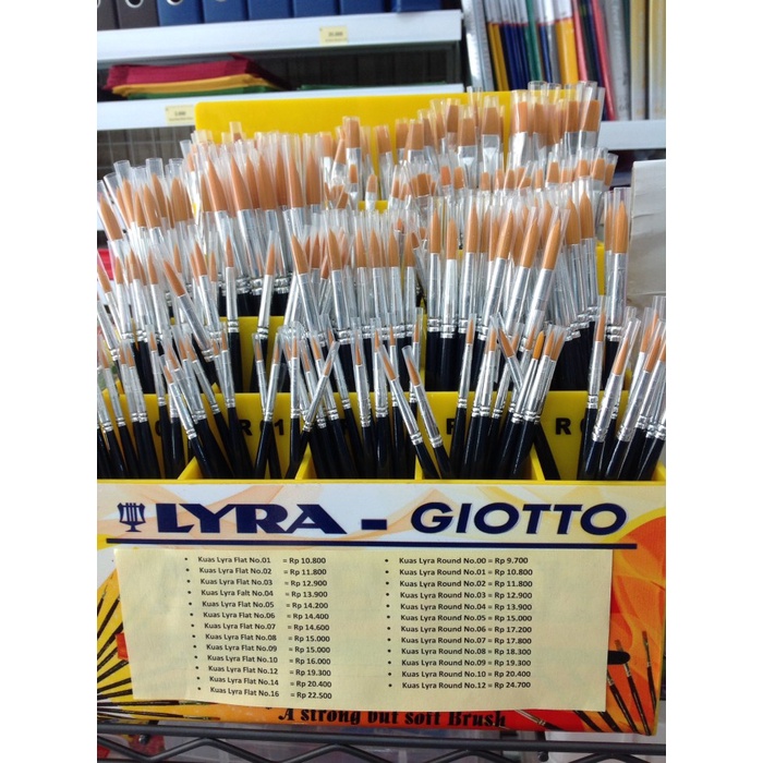 

Produk Unggulan Kuas Lyra Giotto Round No.10/Kuas Melukis Hot Sale