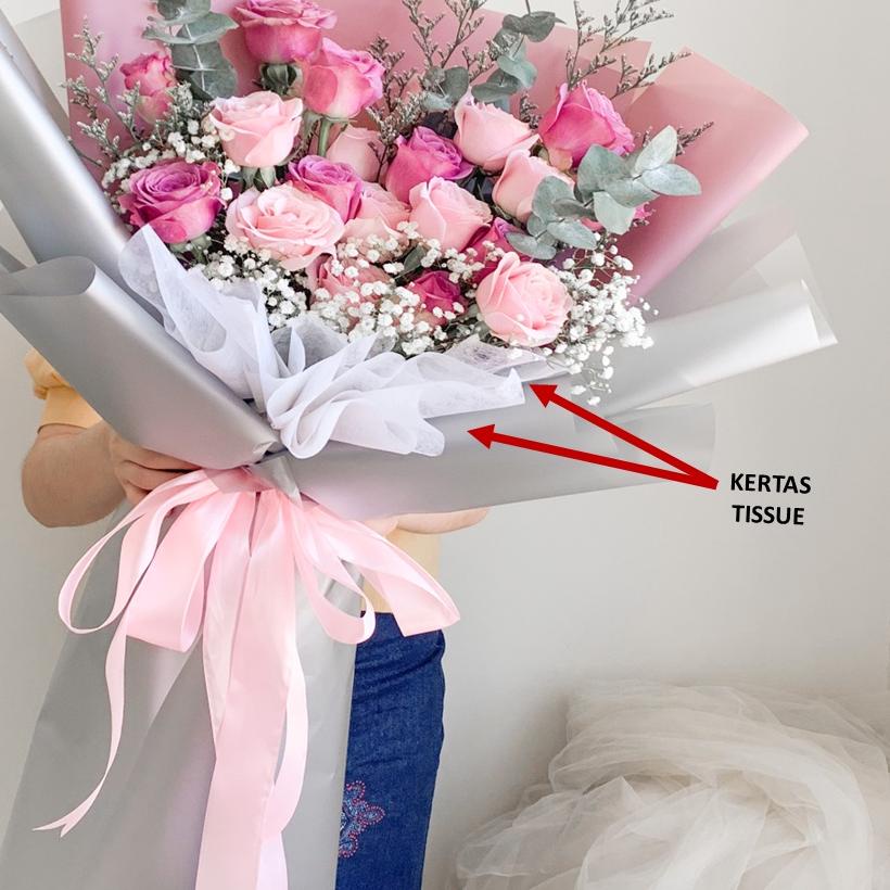 

11.11✔️[28-30 LEMBAR] Kertas Tissue Tisu Florist Buket Bunga Korea / Tissue Paper Craft Wrapping Packaging|RA9