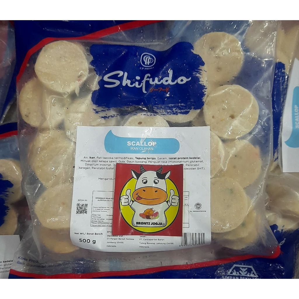 

SHIFUDO SCALLOP 500GR - FROZEN FOOD - BRONTZ JOGJA