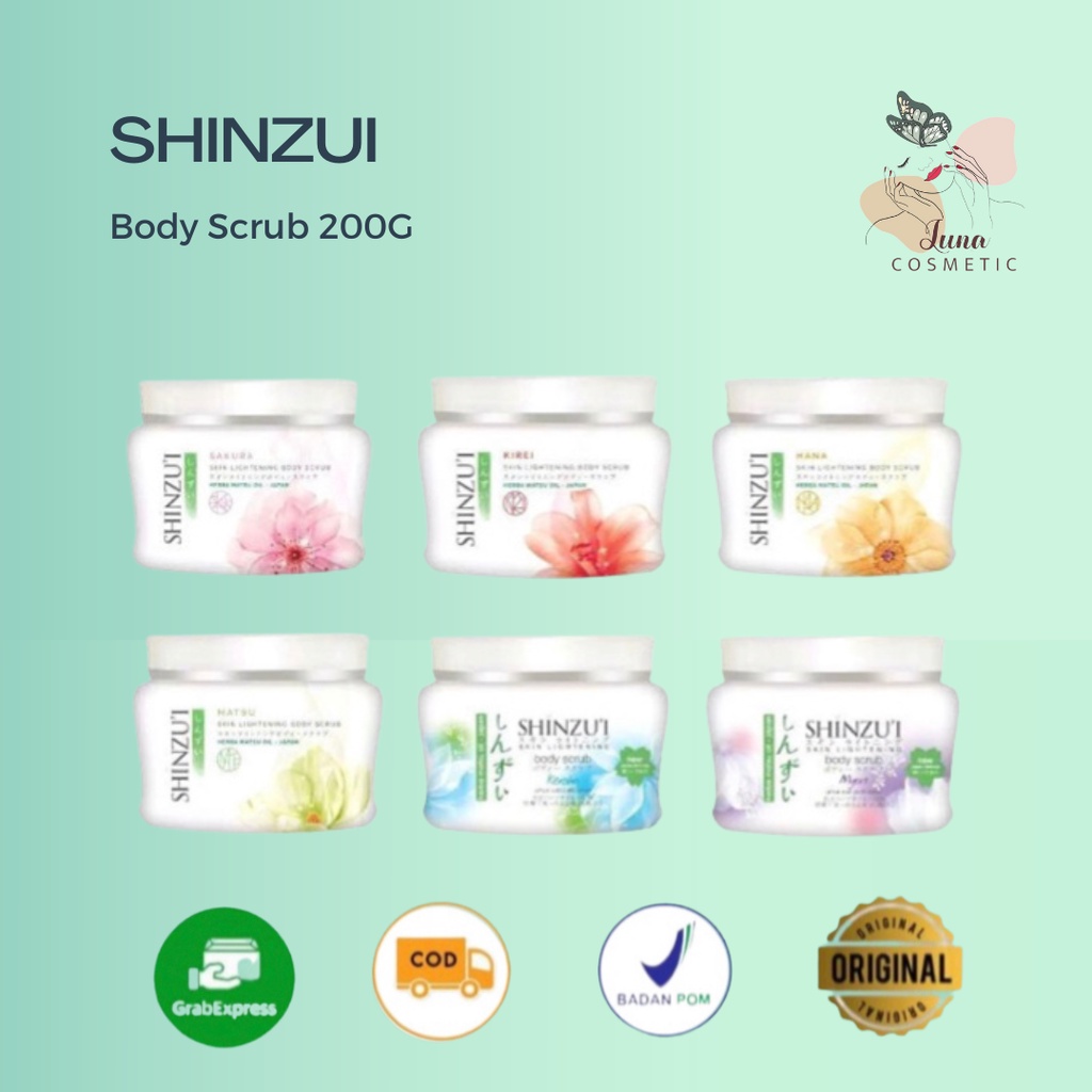 SHINZUI Skin Lightening Body Scrub 200GR