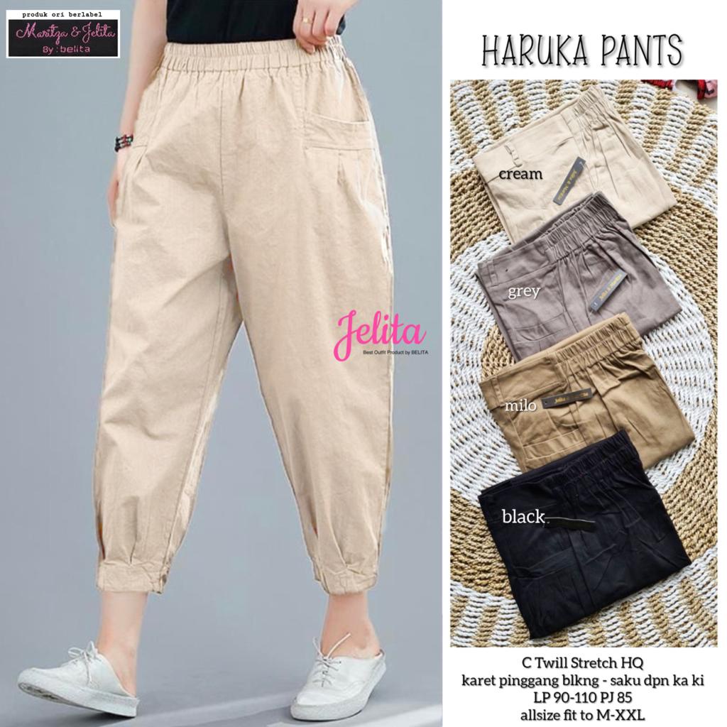 HARUKA / 26.6 / BAHAN KATUN TWILL / LD 90-110 CM / PB 85 CM / ALLSIZE FIT M-XXL / JELITA