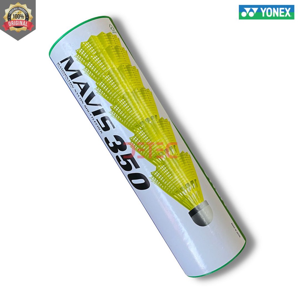 MAVIS 350 Yellow Nylon Shuttlecock YONEX -  kok bulutangkis