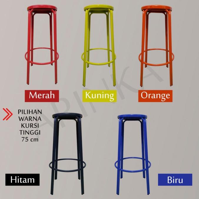 Kursi Besi Bulat,Kursi Cafe,Kursi Bar Bina Karya Original