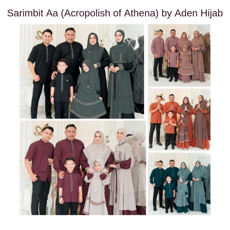 Sarimbit Aden Hijab 2023 | Acropolish of Athena Family Series by Aden Hijab | Open Keep List PO | Sa