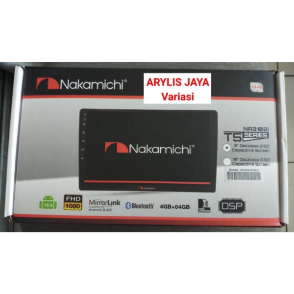 Jual sparepart NAKAMICHI NA3102i T5 9 inch Android Head Unit Double Din RA Murah