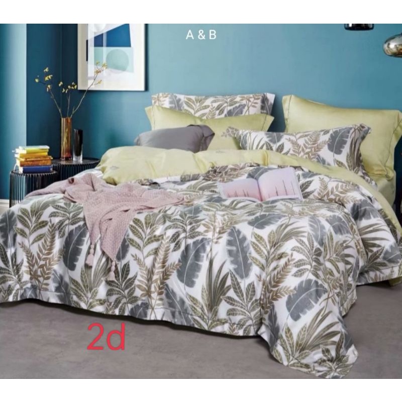 (2)BYAK MOTIF!SPREI SUTRA ORGANIK SERAT BAMBOO ORIGINAL SUTRA ASLI