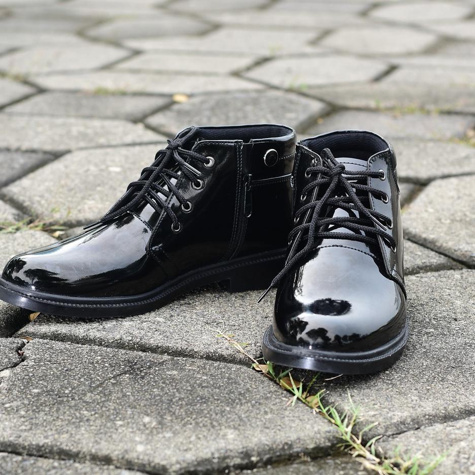Terbaru SEPATU PDH PDL POLRI POLISI TNI SATPAM SECURITY P21 SATPOL PP FORMAL KERJA DINAS OXFORD PRIA