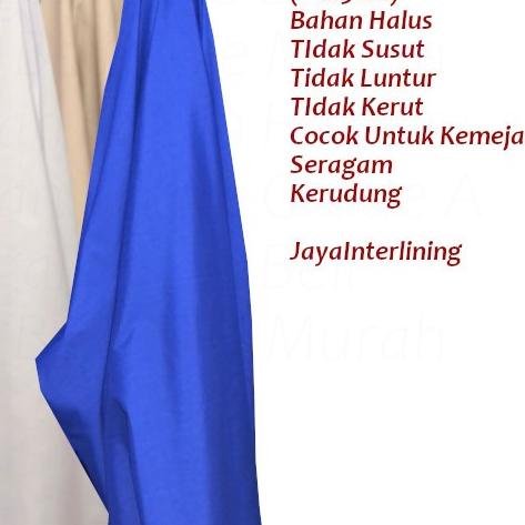 Kain Katun Polos Premium Meteran MURAH - Putih