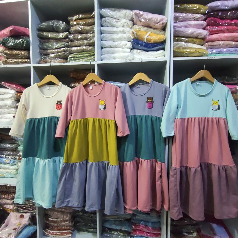 GAMIS SUSUN RAINBOW 2-9TH BABYTERY IMPORT