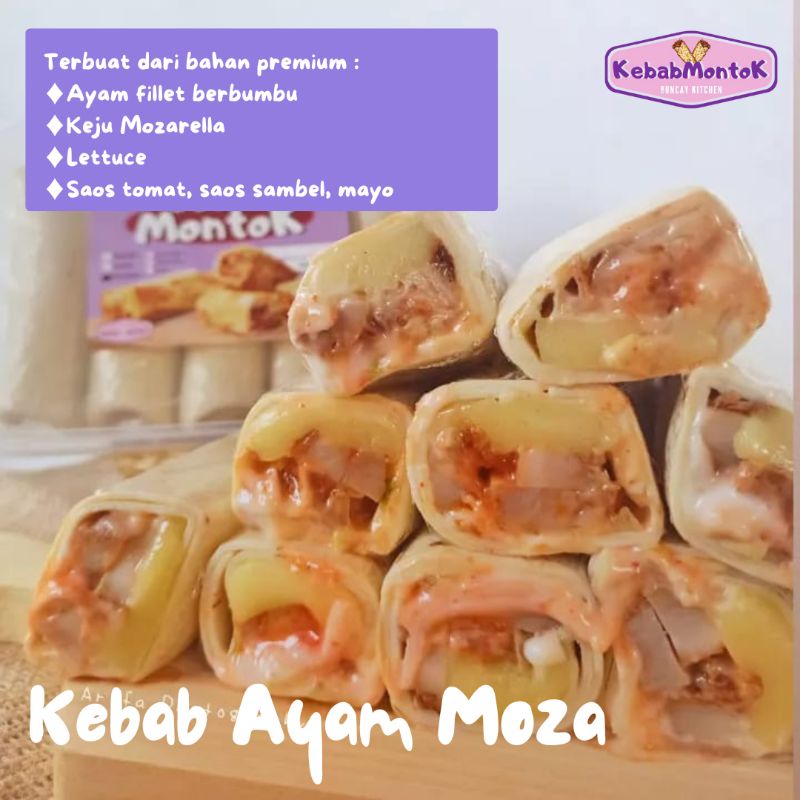 

KEBAB MONTOK AYAM MOZARELLA (ISI 5)