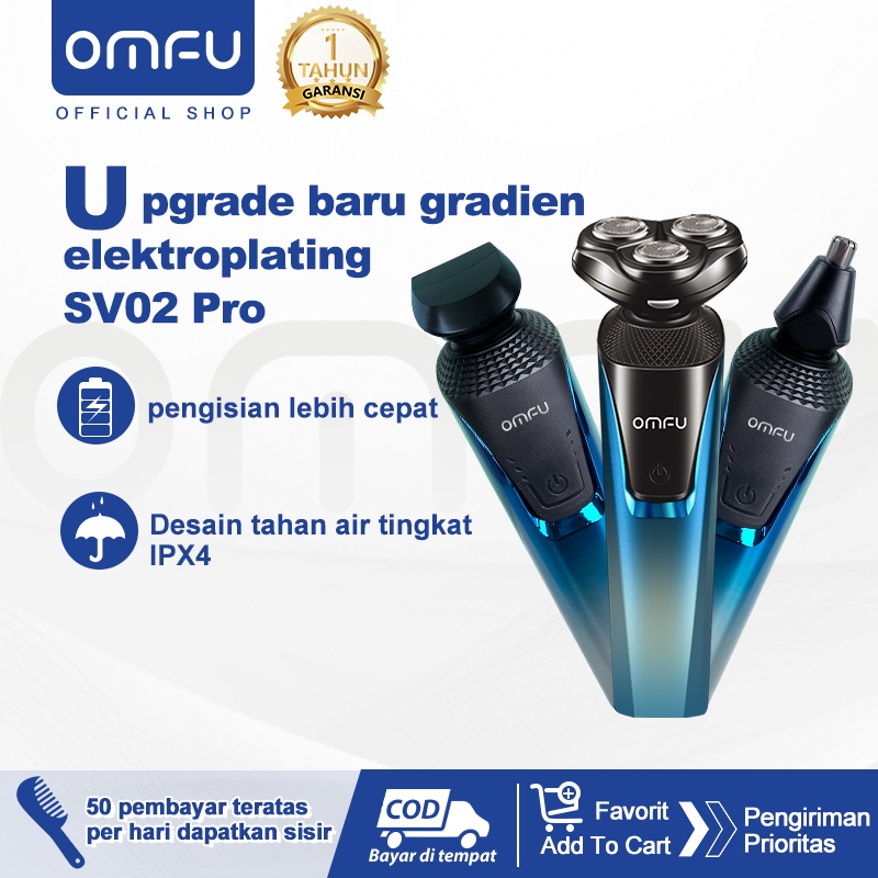 ALAT CUKUR RAMBUT Omfu Alat cukur rambut/cukur jenggot/alat pencukur/cukuran kumis/shaver/hair clipp