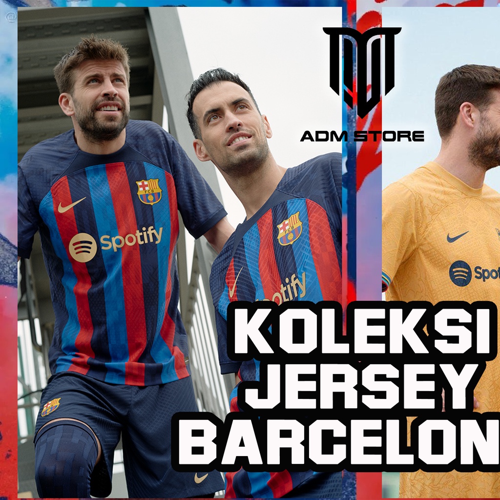 Koleksi Jersey Bola BARCA HOME AWAY 3RD BAJU BOLA IMPORT