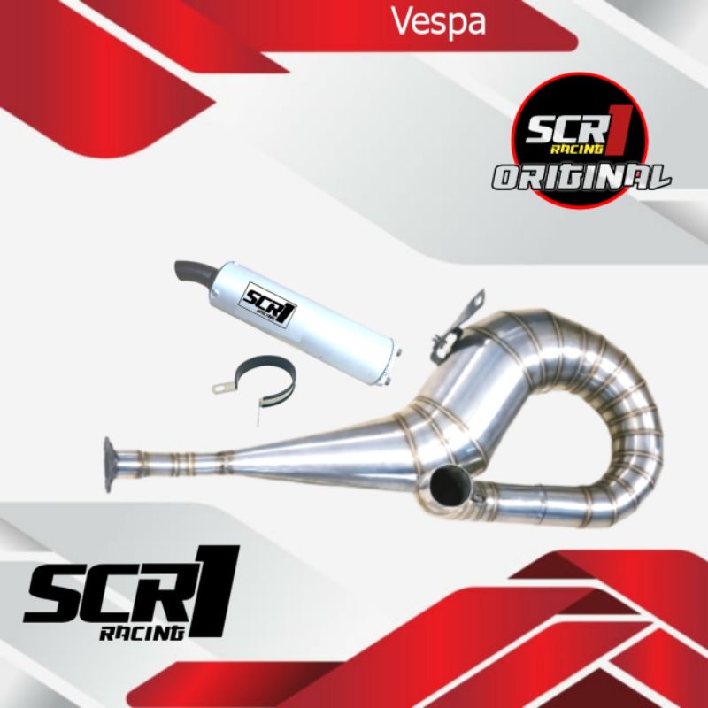 Knalpot Vespa PX 150 EXCEL EXCLUSIVE Super Stainless