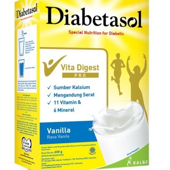 

[ COD ] susu diabetasol vanila 600gr