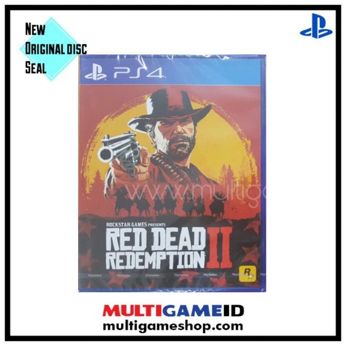 Ps4 Red Dead Redemption 2 Reg 3 English Cd / Dvd / Kaset / Game / Games
