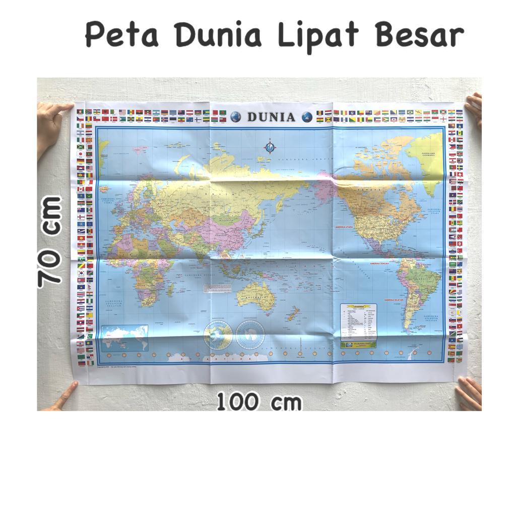 Peta Dunia Lipat Besar