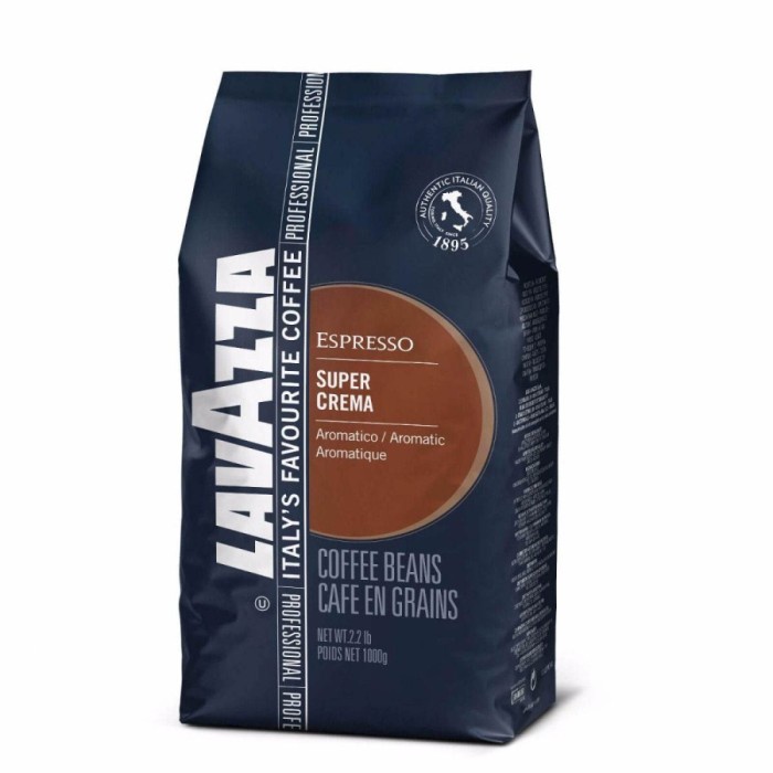 

Lavazza Coffee Super Crema Beans 1kg -06