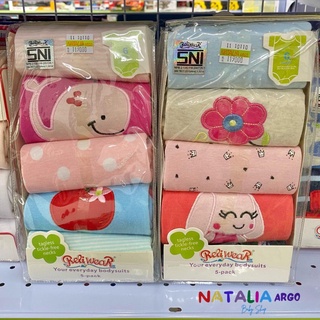 (COD) Jumper Bayi Reliwear CEWEK COWOK Pendek Bayi Romper Romper ISI 5