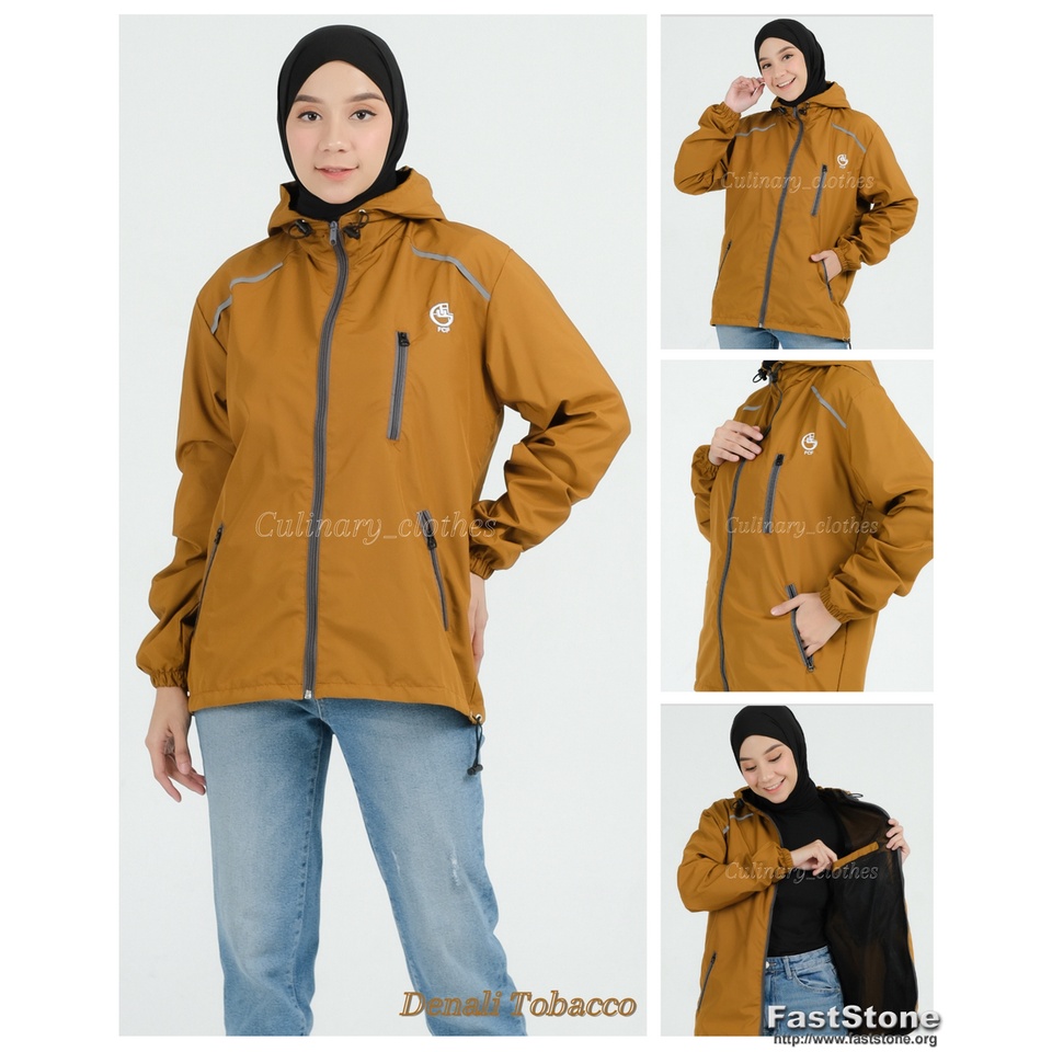 JAKET PARASUT WANITA WATERPROOF MODEL TACTICAL JAKET WANITA TERBARU DISTRO MODEL HOODIE OUTDOOR KEREN ORIGINAL THE BOJIEL