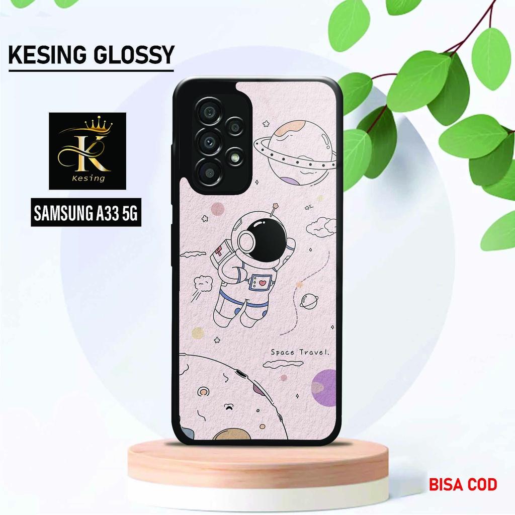Case Samsung A33 5G - Hardcase Glossy Samsung ( KS17 ) - Softcase Samsung A33 5G - Fashion Case Sams