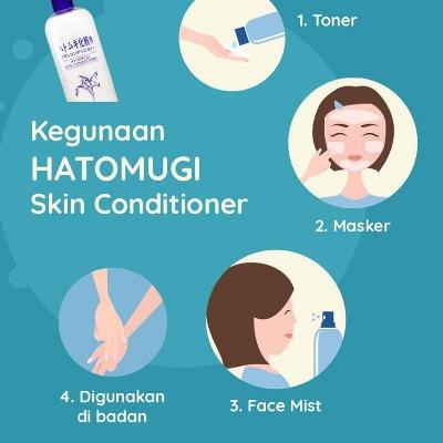CODE6c6Bq--Hatomugi Skin Conditioner Toner 500ml Original Japan / Skin Conditioner GEL Ori Jepang