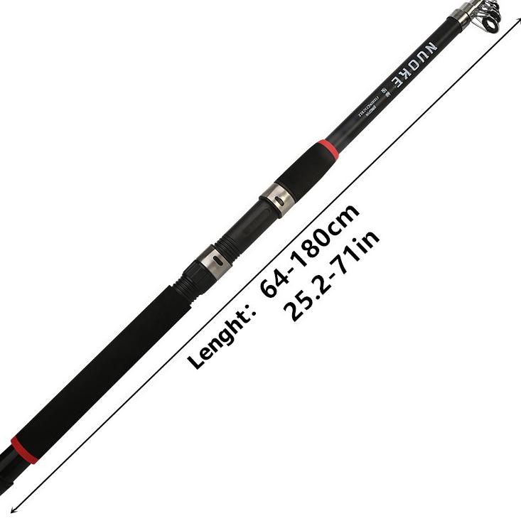 Terbaik.. Spinng Fishing RodTelescopic Rod Carbon Fiber Spinning Fishing Rod Telescopic Joran Antena