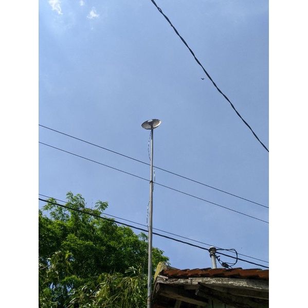 Antena Katrin cincin gede sudah rakit kabel 15m