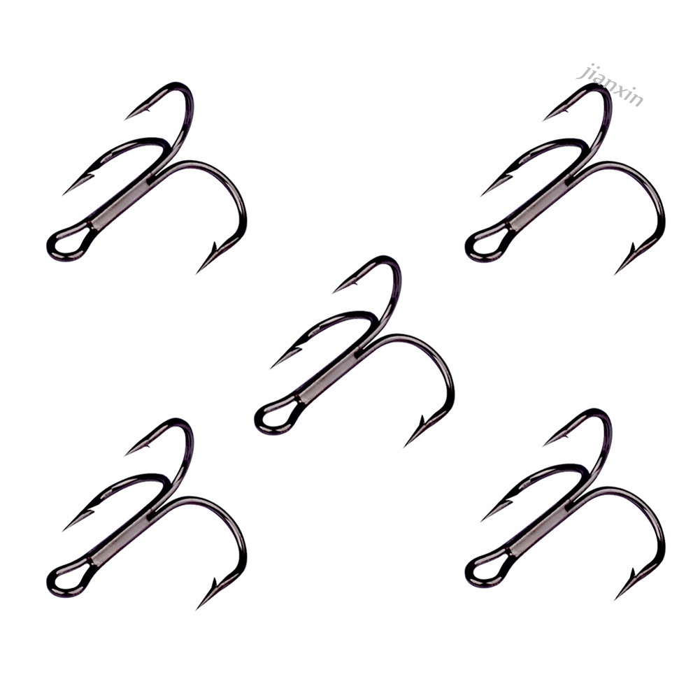 [Jianxin] 50pcs Kail Umpan Pancing Bahan carbon Steel Untuk Outdoor