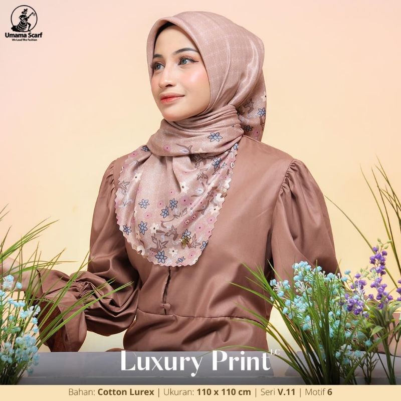 Umama Segiempat Luxury Print Motif V.11.6