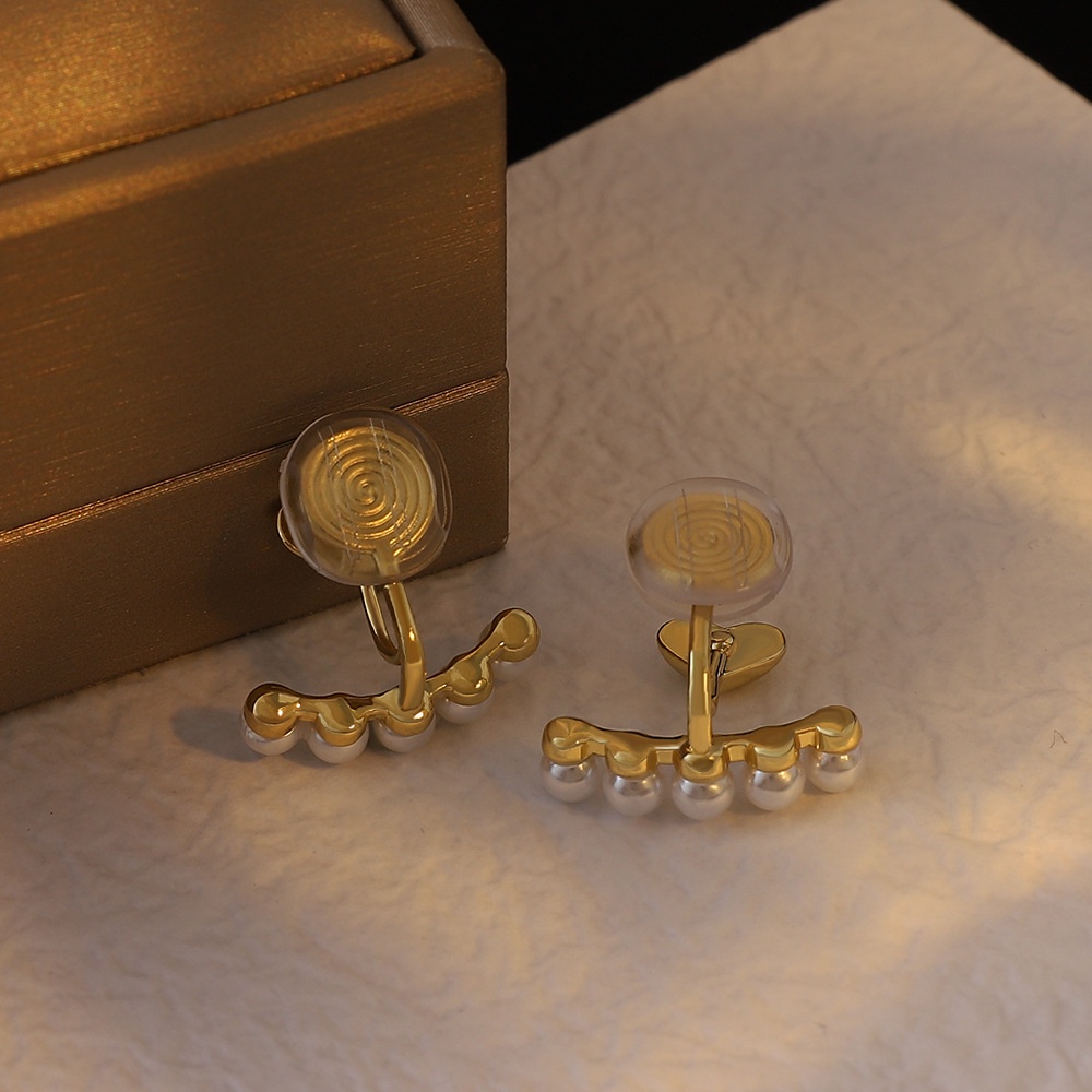 Anting Mutiara Bentuk Hati Gaya Korea Untuk Wanita