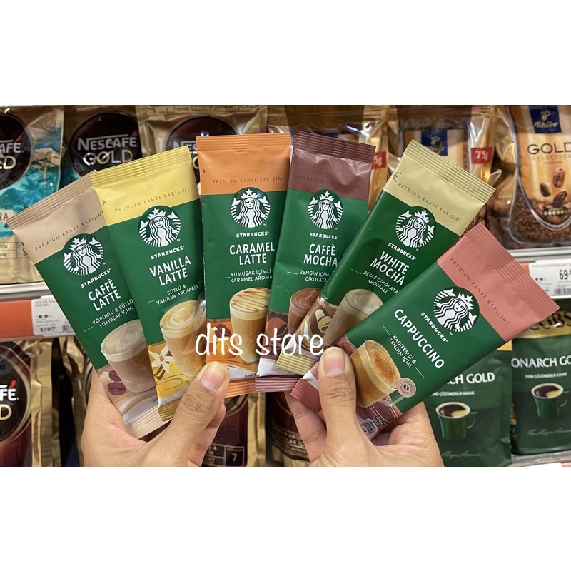 Jual Starbucks Sachet Premium Instant Coffee Turkey Kopi Turki Original