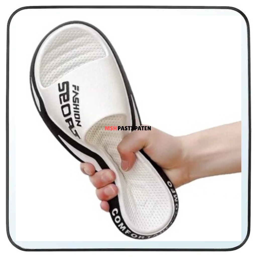 SANDAL SLOP ANTI SLIP PRIA SANDAL SLIDE SANDAL KARET IMPOR SIZE 39-45