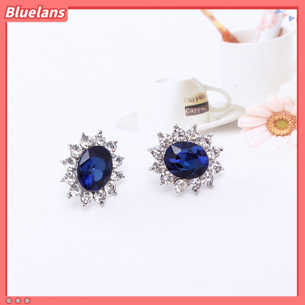 Bluelans Jewelry Set Elegant Skin-friendly Alloy Fashion Earrings Jewelry Set