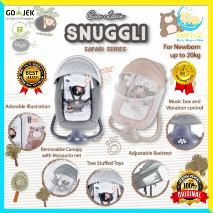 Bouncer Bayi Swing Coco Latte Snuggli