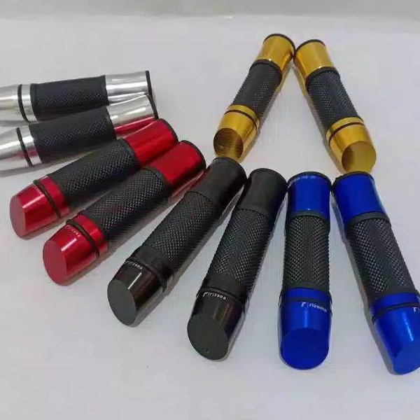 sepasang grip plus jalu miring cnc handgrip jalu miring grip jalu cnc universal bisa untuk semua motor