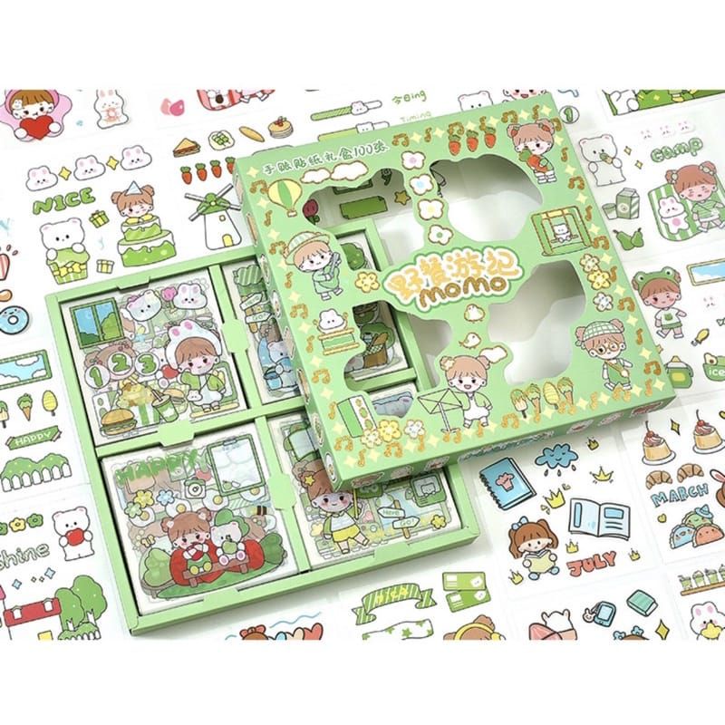 

Sticker Korea lucu // Sticker Momo Girl // Sticker Deco