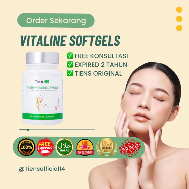 Vitaline softjels original by Tiens | produk ori hanya didapat dari member resmi ber KTA Tiens