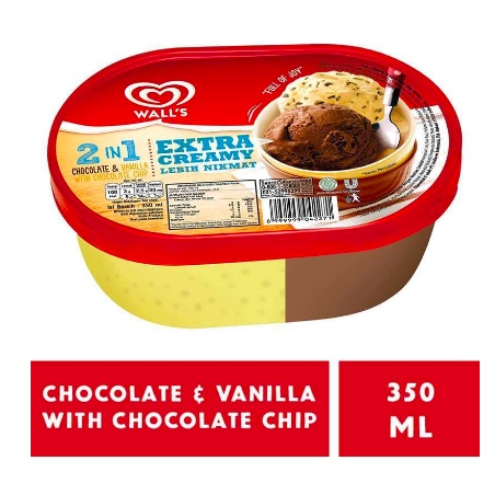 

Ice Cream Walls 2in1 Chocolate and Vanilla 350 ml
